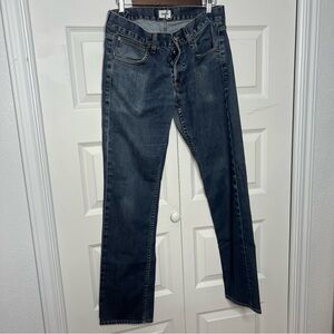 Hudson Byron Straight Leg Jeans Men’s Size 32 Medium Wash Stretch Denim 5 Pocket